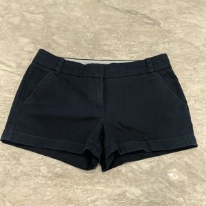 J.Crew navy 4" chino shorts